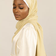 WHIPPED TURMERIC Georgette Chiffon Scarf