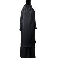 Salamah Two Piece Prayer Set - Black