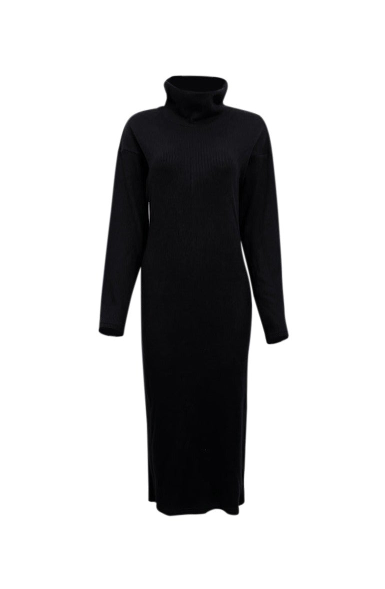 Saima Cowl Neck Knit - Black