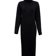 Saima Cowl Neck Knit - Black