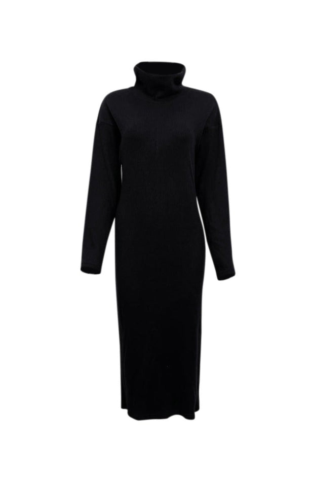 Saima Cowl Neck Knit - Black