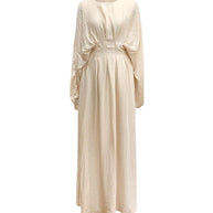 Amira Textured Maxi Dress - Ivory