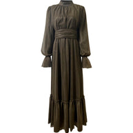 Shireen Maxi Gown - Chocolate