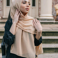 CARAMEL Georgette Chiffon Scarf