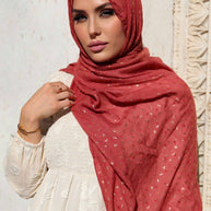 CERISE Enchanted Leaves Viscose