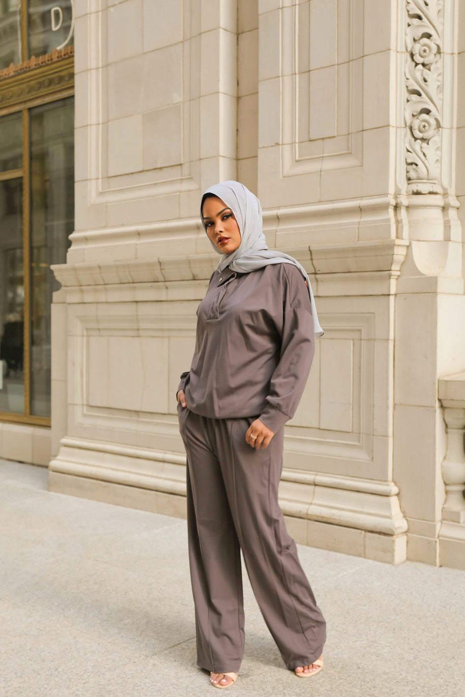 Tory Track Set - Taupe