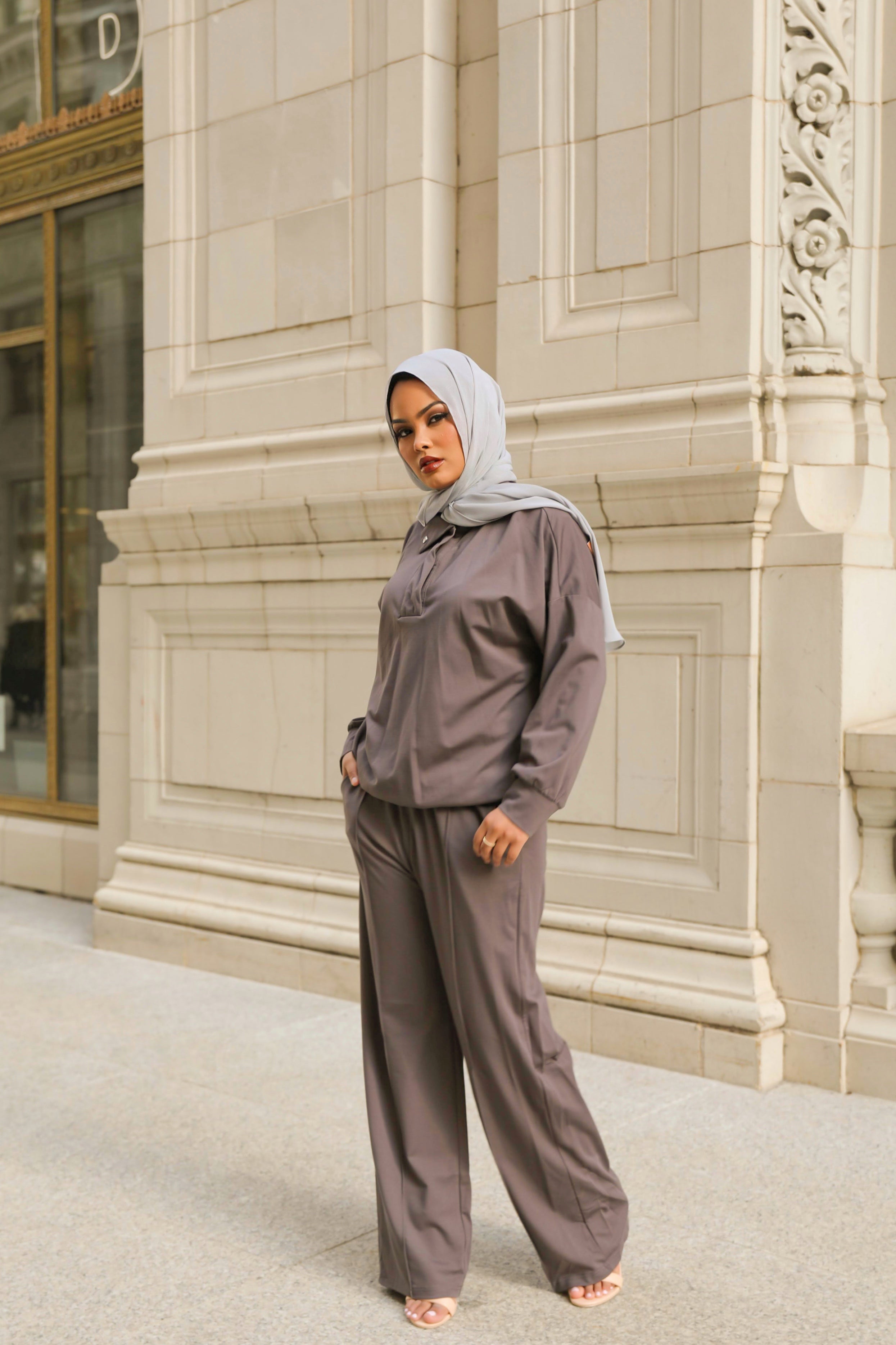 Tory Track Set - Taupe