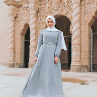 Whimsical Maxi Dress - Misty Gray