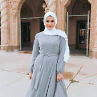 Whimsical Maxi Dress - Misty Gray