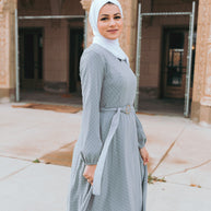 Whimsical Maxi Dress - Misty Gray