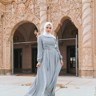 Whimsical Maxi Dress - Misty Gray